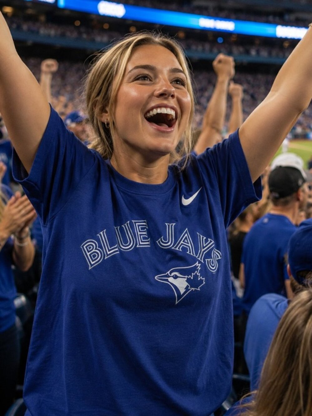 BLUE JAYS WOMENS TEE (XL)